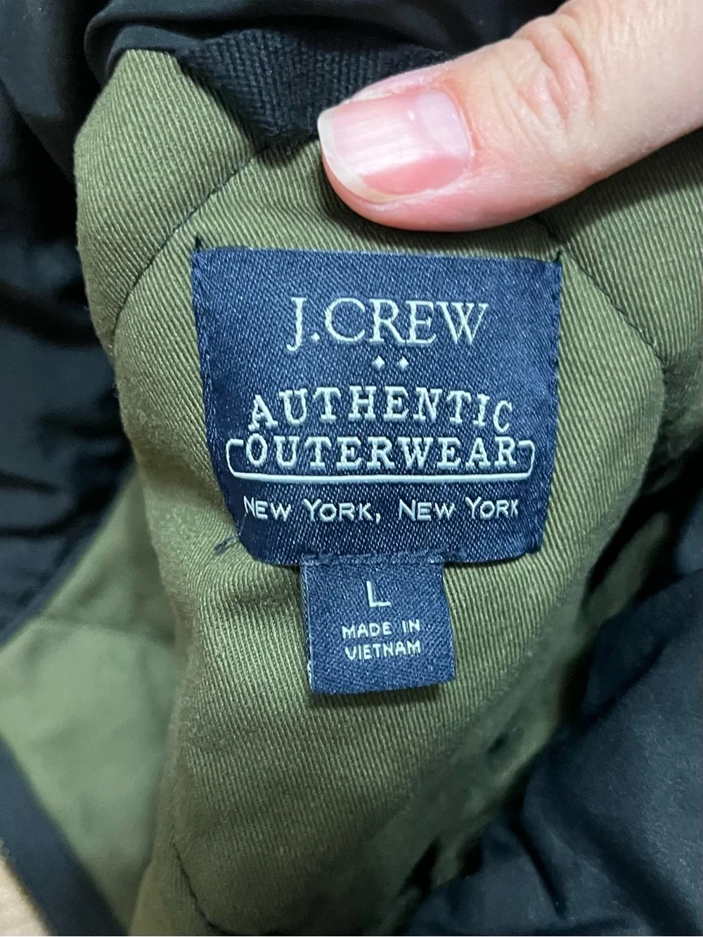 J.Crew men’s quilted puffer vest - large